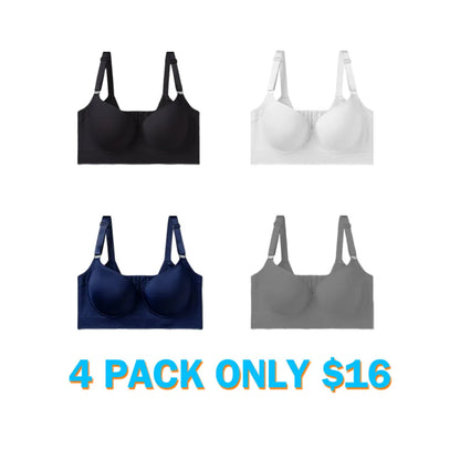 Plus size girls' bra, comfortable, slimming and anti-sagging