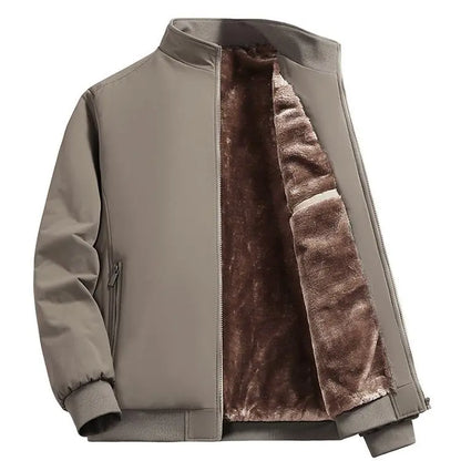 Men's Zip Up Thermal Lined Fleece Jacket