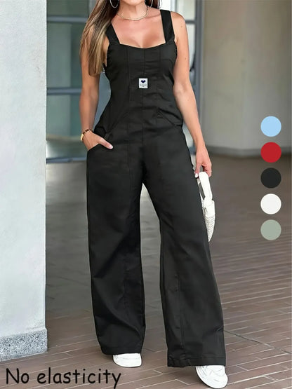 Women's Sleeveless Overalls