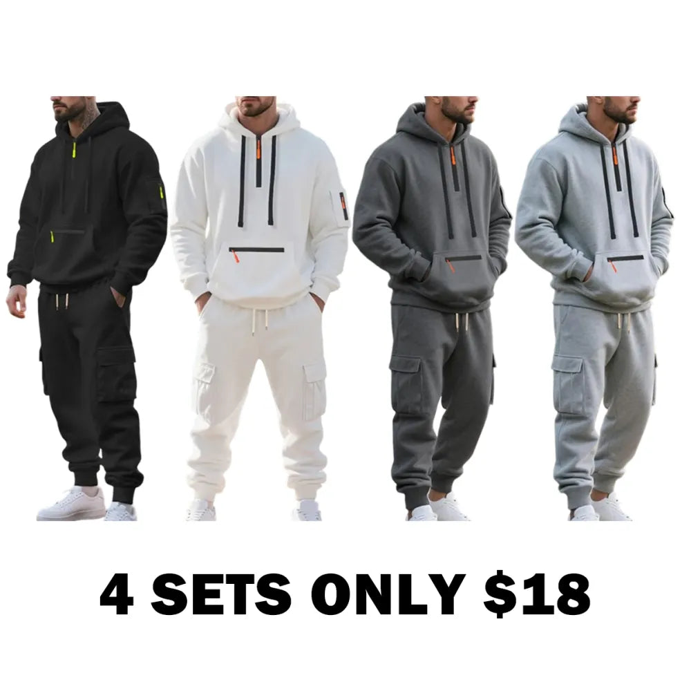 Men's Winter Heavyweight Fleece Lined Set