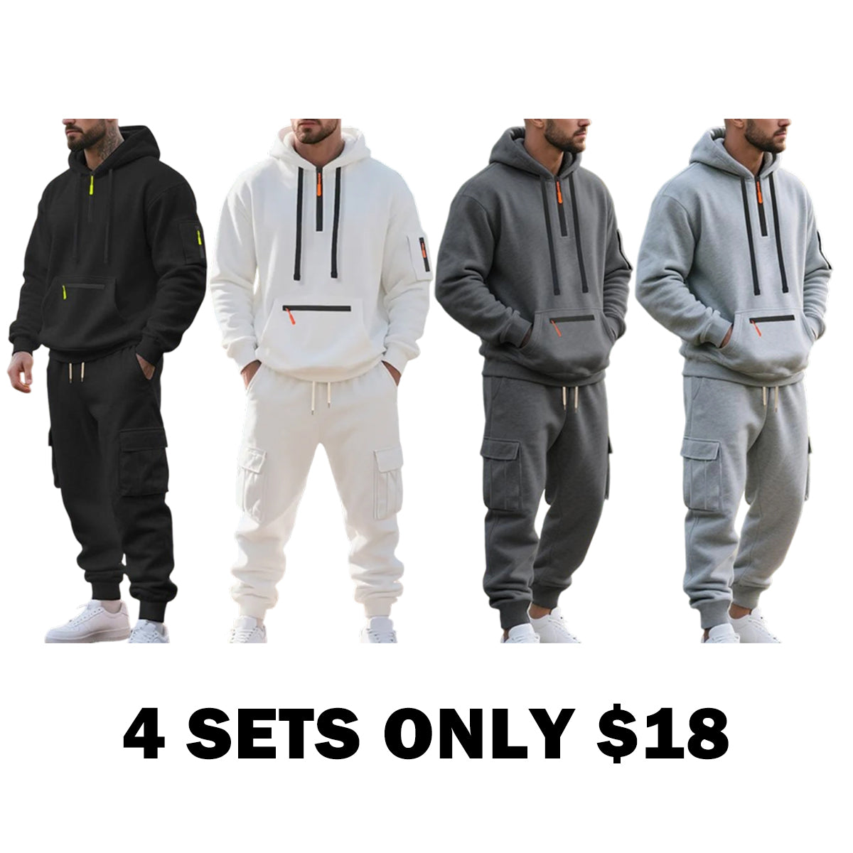 Men's Winter Heavyweight Fleece Lined Set
