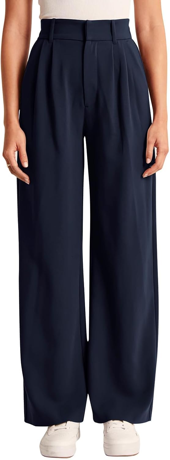 High-Waisted Work Pants for Women – Business Casual Office Trousers with Pockets (2026 Edition)