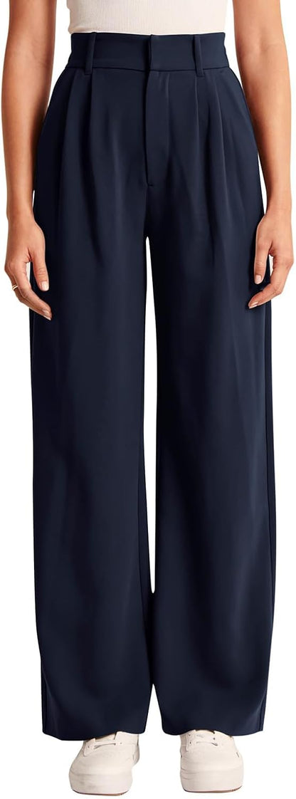 High-Waisted Work Pants for Women – Business Casual Office Trousers with Pockets (2026 Edition)