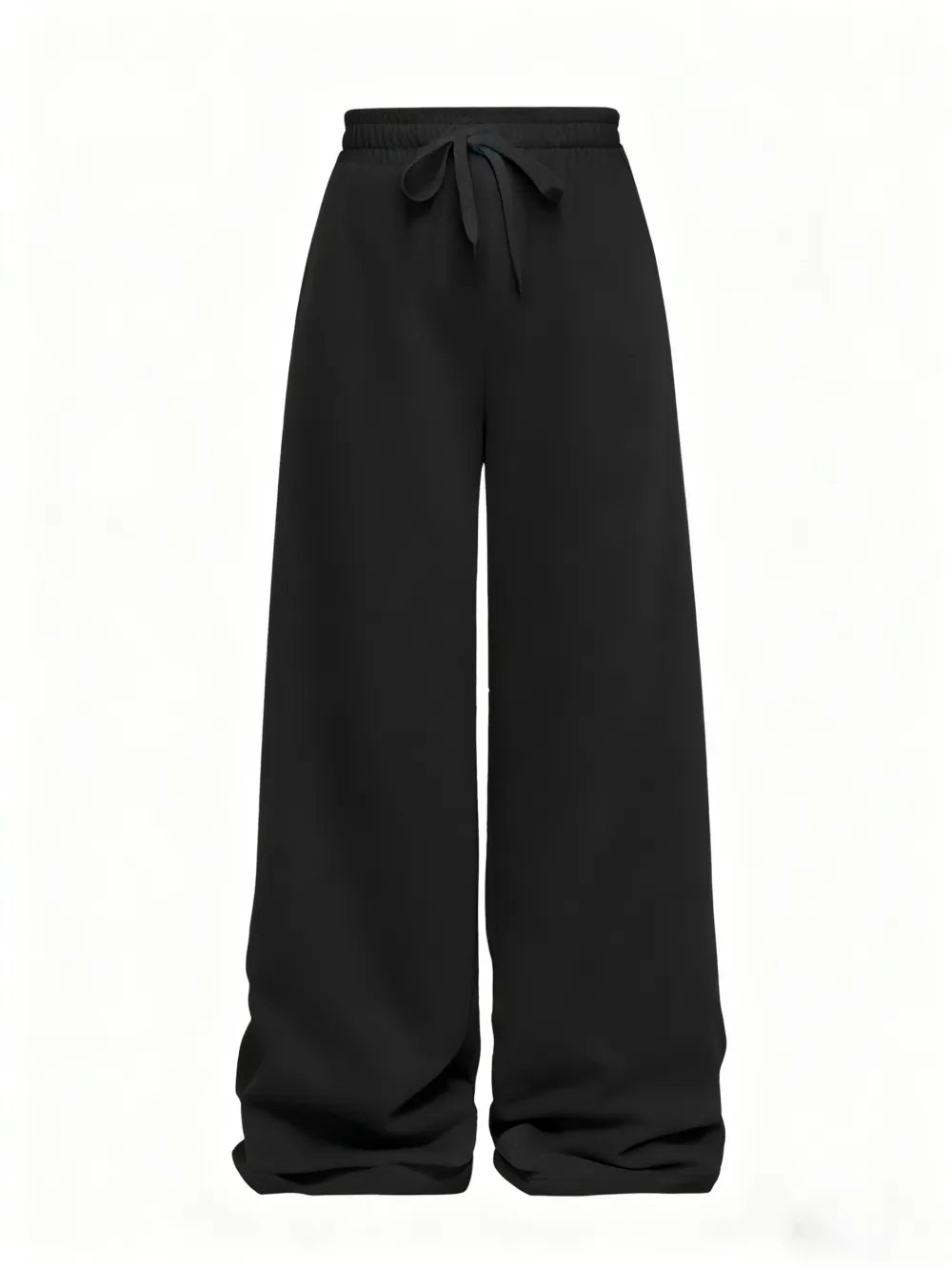 Solid Color Drawstring Pants