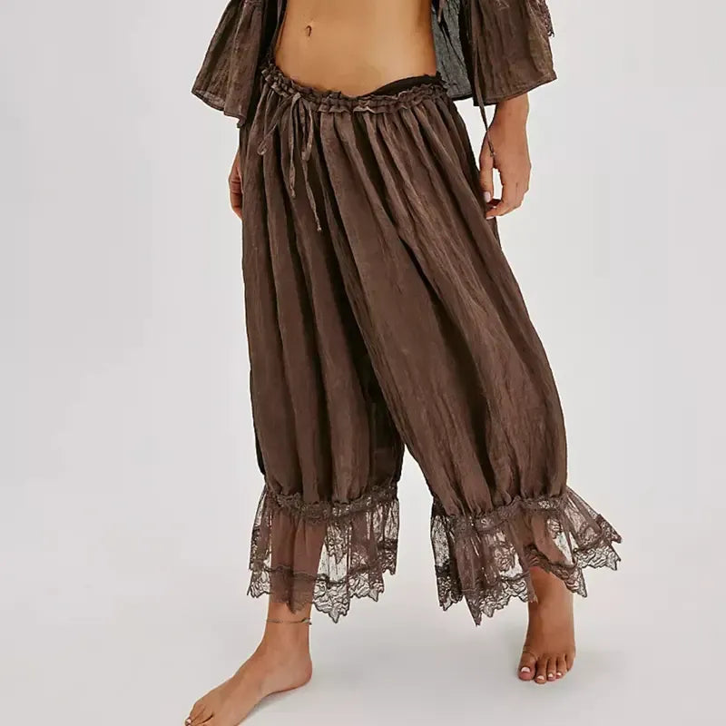 Lace Bloomer Pants