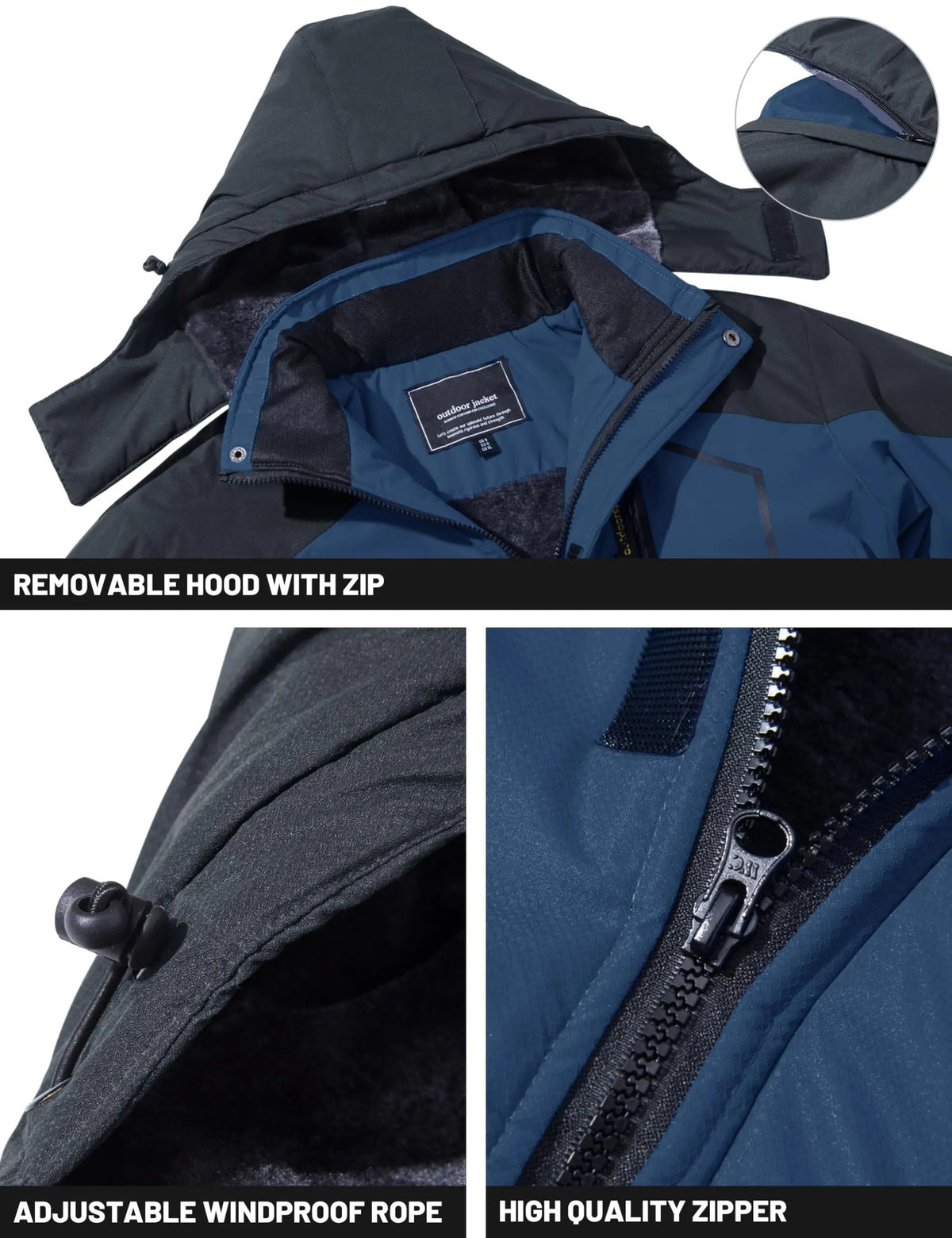 💝💝BESTSELLER | 6PCS $25.99 | Men's Fleece-Lined Outdoor Jacket
