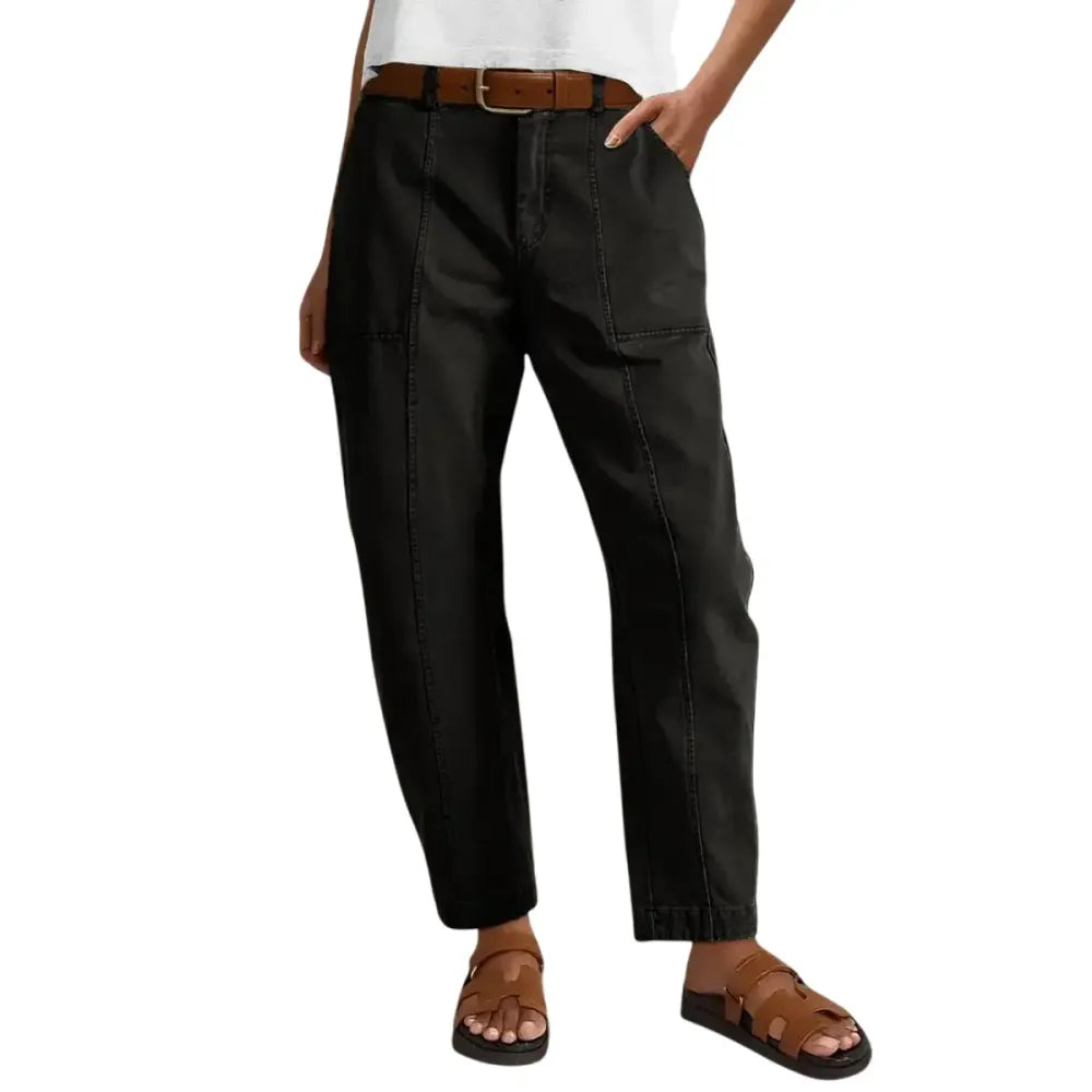 High Stretch 26.4" Inseam Baby Barrel Fit Deep Pockets Pants
