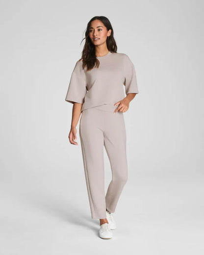 Relaxed Tee +Slim Straight Pant- 2 Piece Set