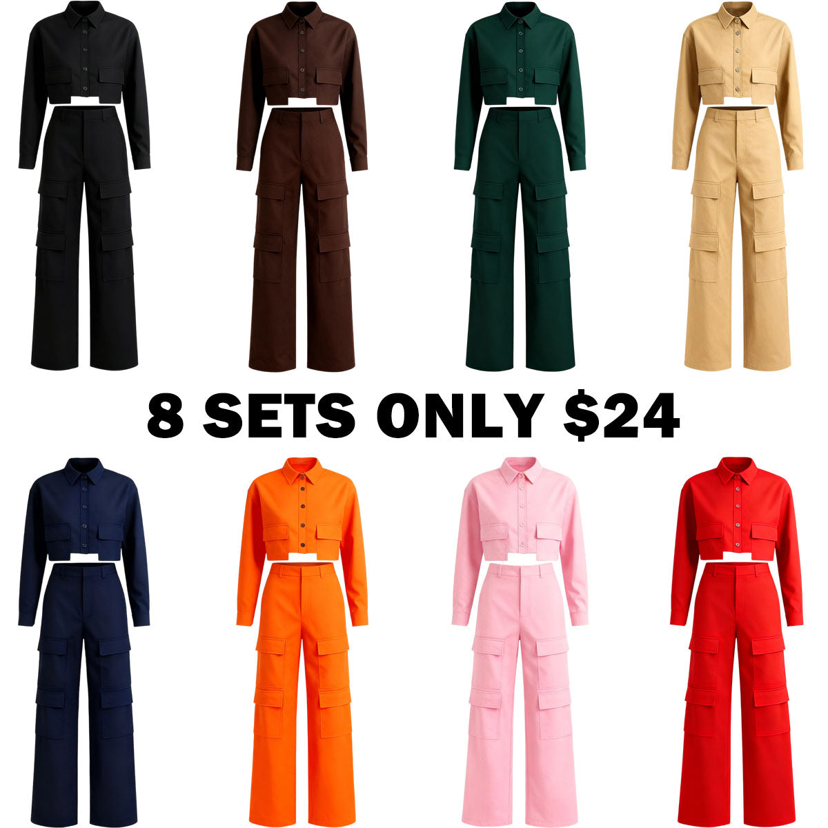 Cargo pants set
