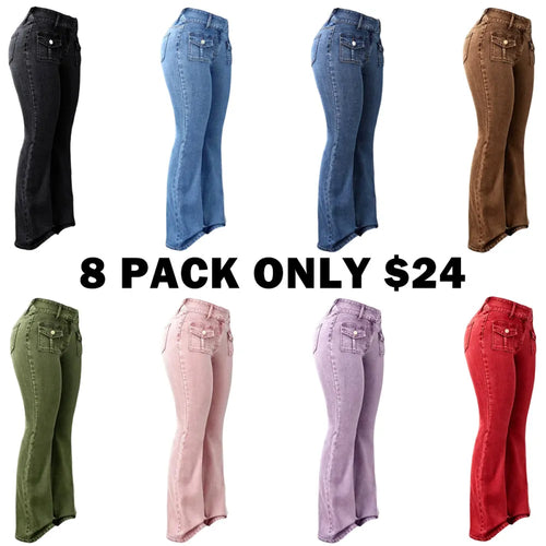 Women's Pocket Stretchy Jeans