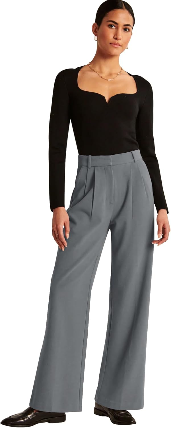 High-Waisted Work Pants for Women – Business Casual Office Trousers with Pockets (2026 Edition)