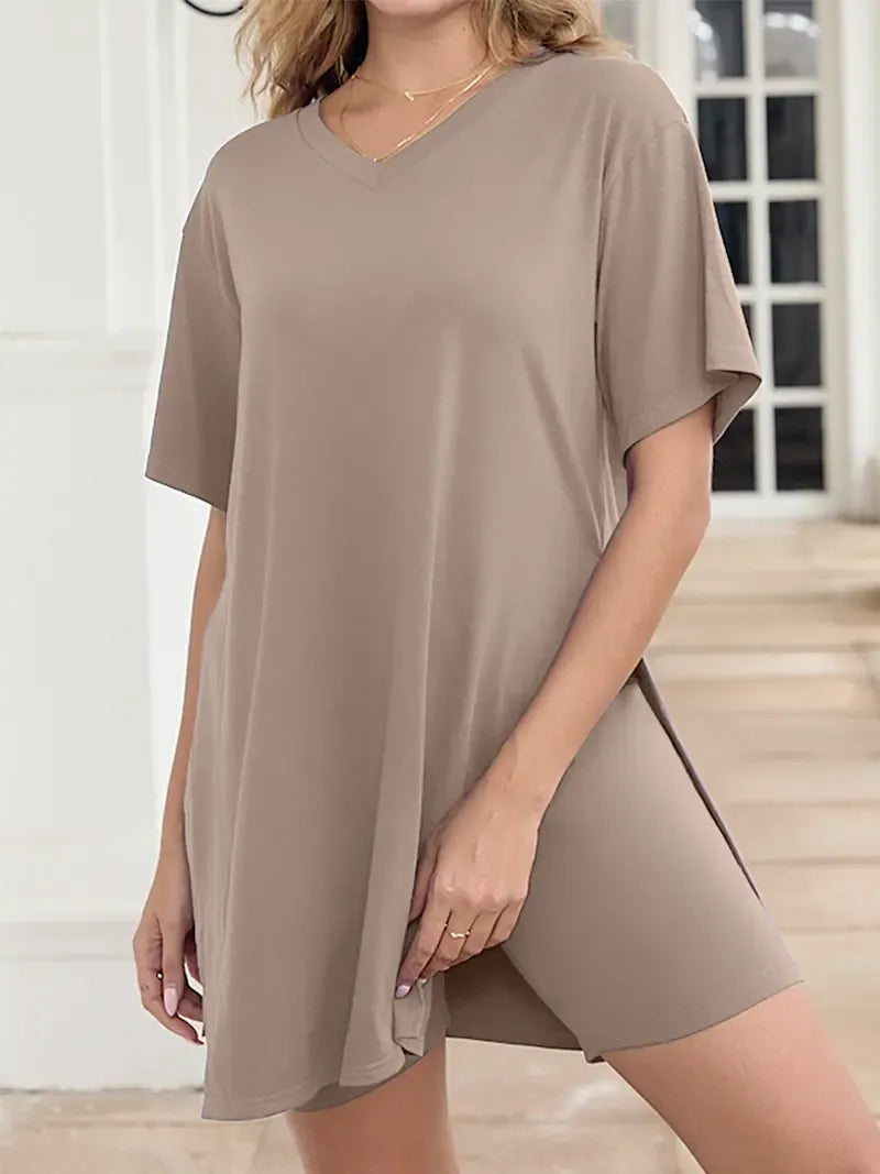 Plus Size 2 Piece Outfits Short
