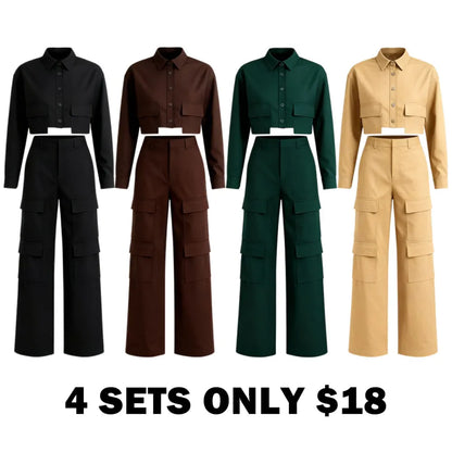 Cargo pants set
