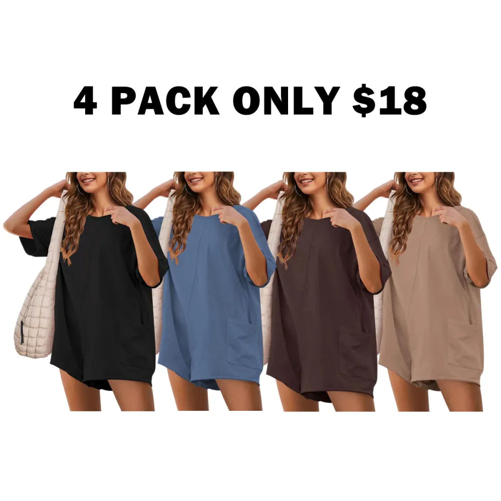 Women's Oversized Athletic Jumpsuit