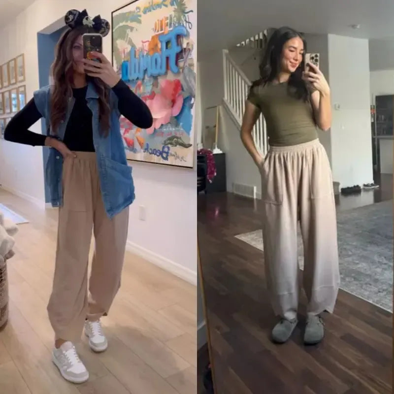 Baggy Wide Leg Pants