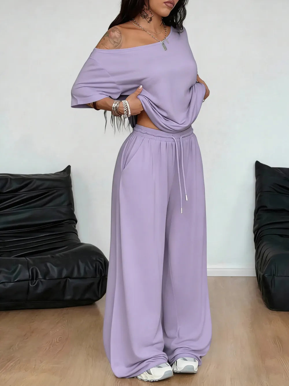 2pcs/Set Women's Minimalist Basic Daily Wear