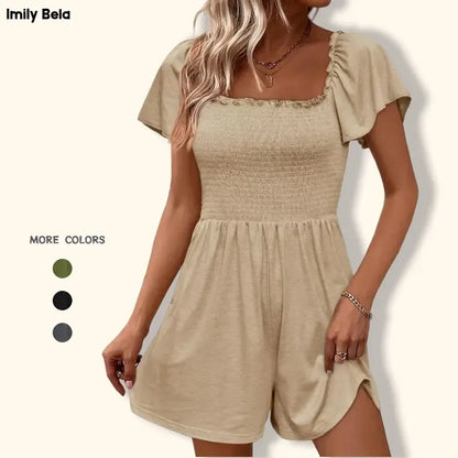 Women’s Summer Smocked Romper