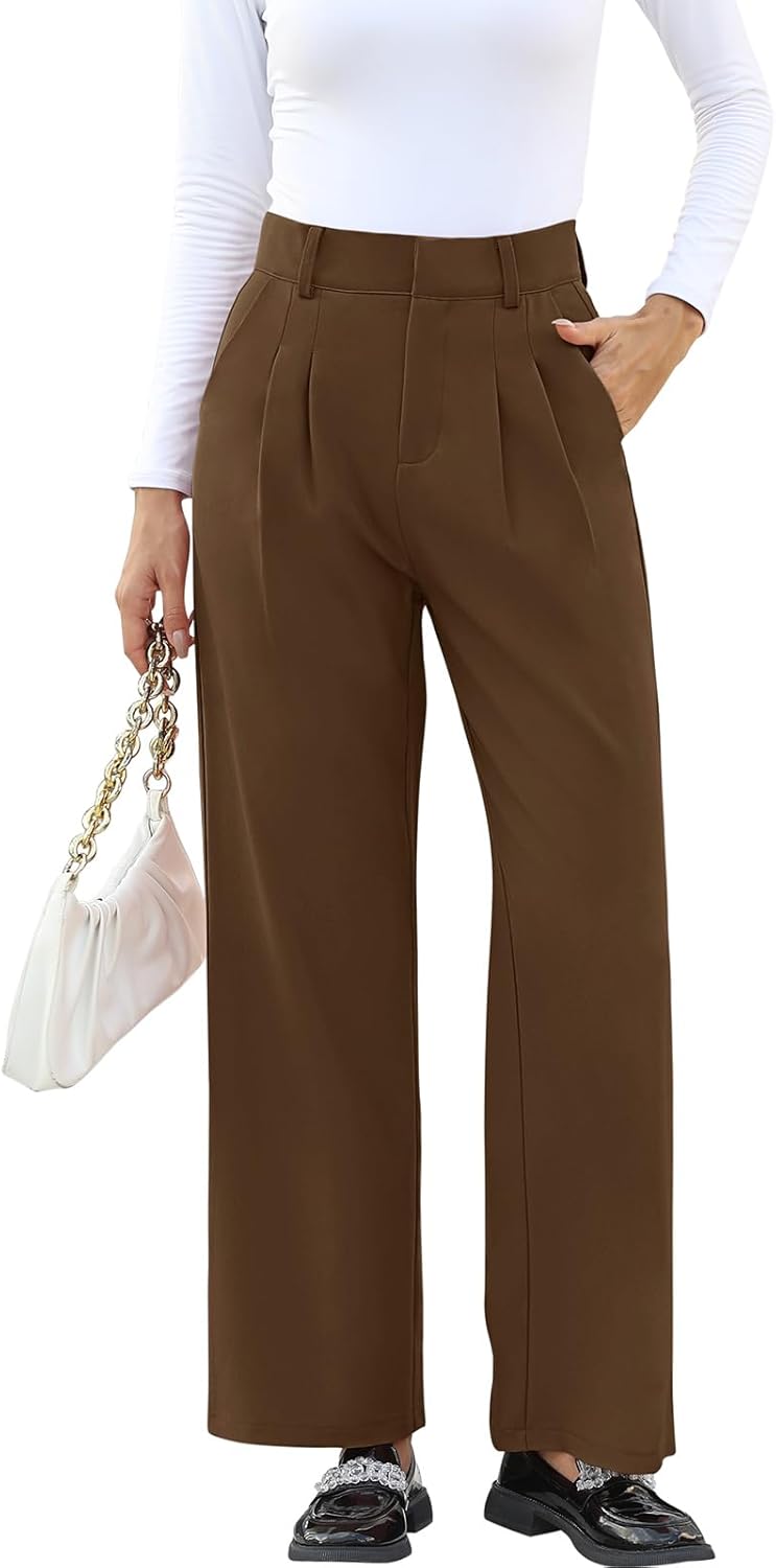 High-Waisted Work Pants for Women – Business Casual Office Trousers with Pockets (2026 Edition)