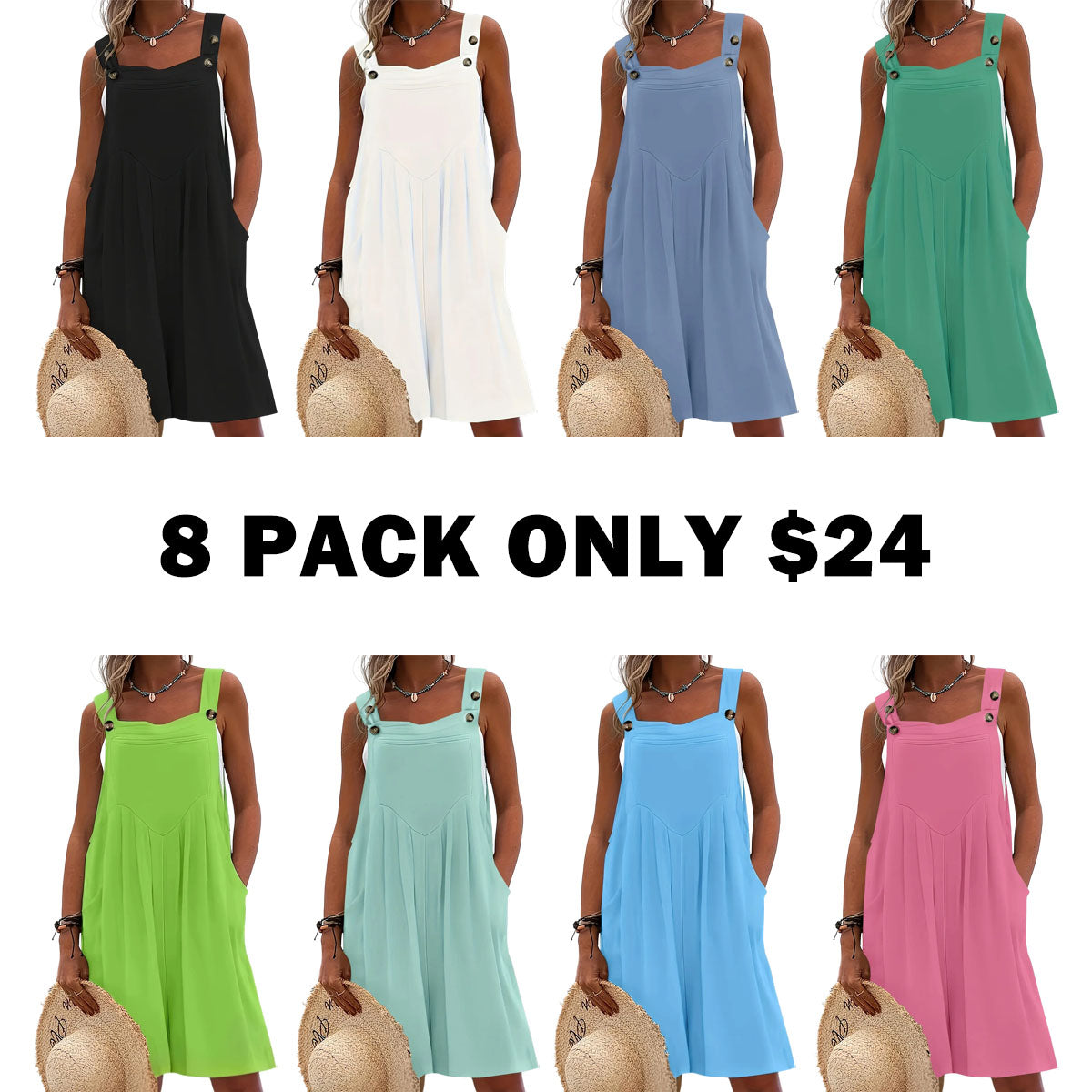 Women's Plus Size Casual Fashion Wide Leg Shorts