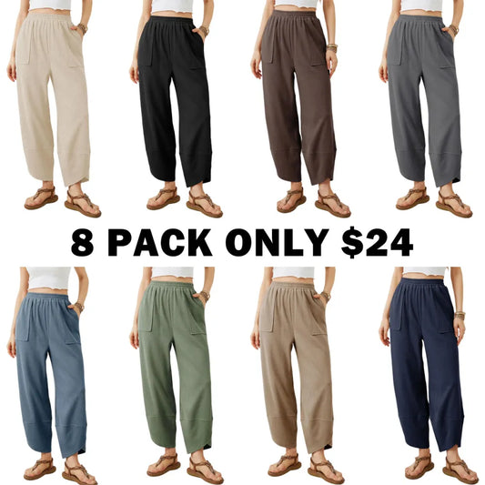 Women's Wide Leg Harem Pants