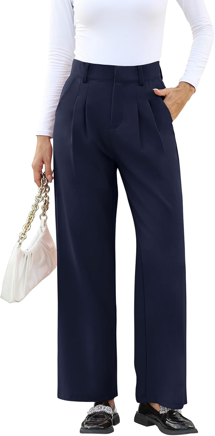 High-Waisted Work Pants for Women – Business Casual Office Trousers with Pockets (2026 Edition)