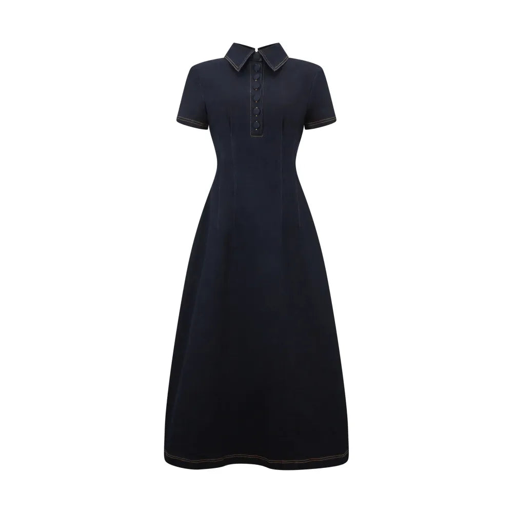 The Ultimate Muse Collared Midi Dress