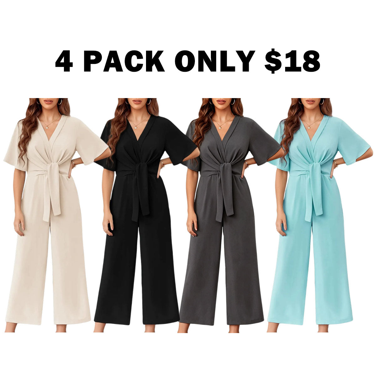 Women's Wide Leg Jumpsuits