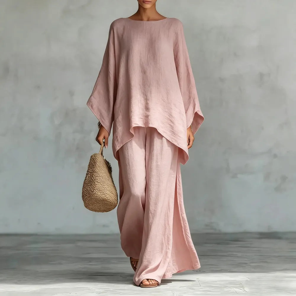 Boho Linen Two Piece Set