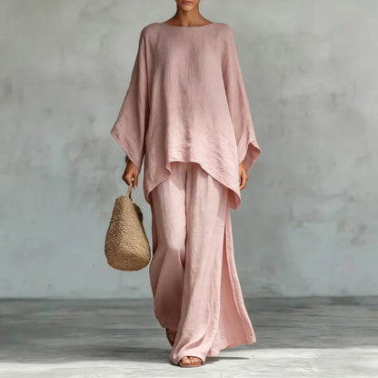 Boho Linen Two Piece Set