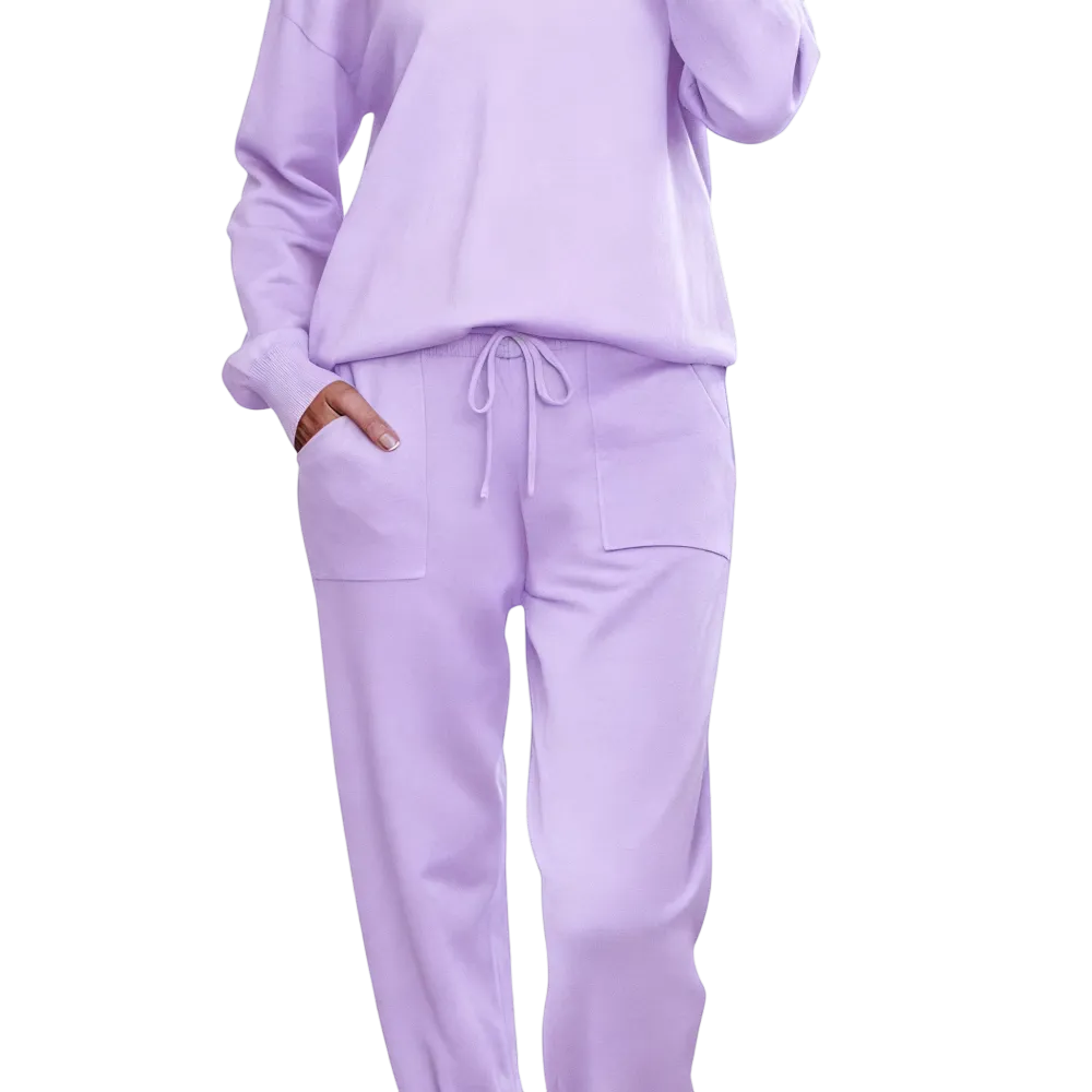 Long Sleeve Knit Loungewear Set