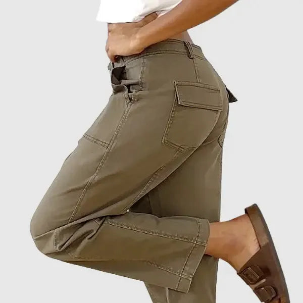 High Stretch 26.4" Inseam Baby Barrel Fit Deep Pockets Pants