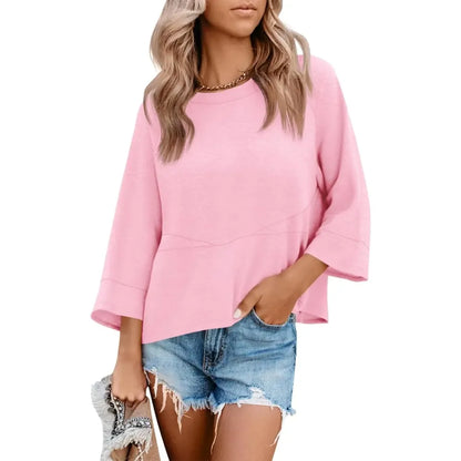 3/4 Batwing Sleeve Tops