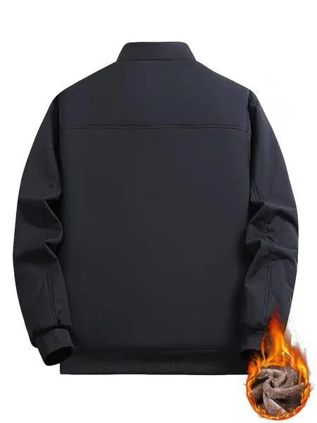 Men's Zip Up Thermal Lined Fleece Jacket