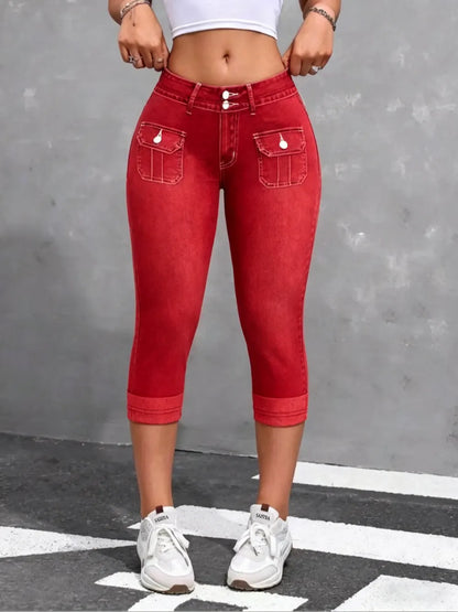 Women's Tight Fit Seven-Quarter Pants