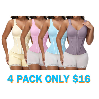 Waist Shapewear for Women with Bra Tummy Control Girdle