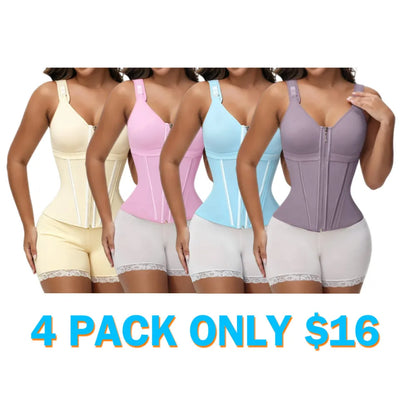Waist Shapewear for Women with Bra Tummy Control Girdle