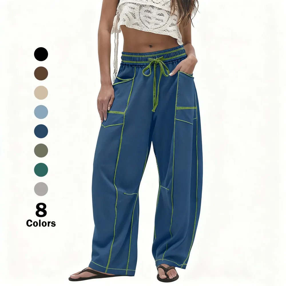 Wide Leg Drawstring Sweatpants