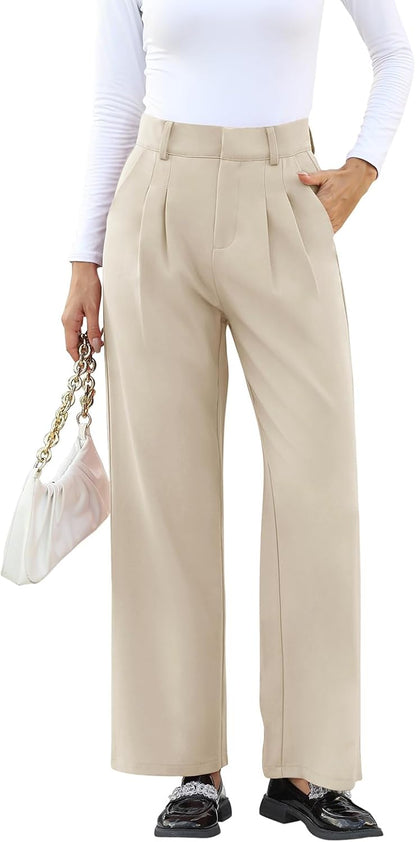 High-Waisted Work Pants for Women – Business Casual Office Trousers with Pockets (2026 Edition)