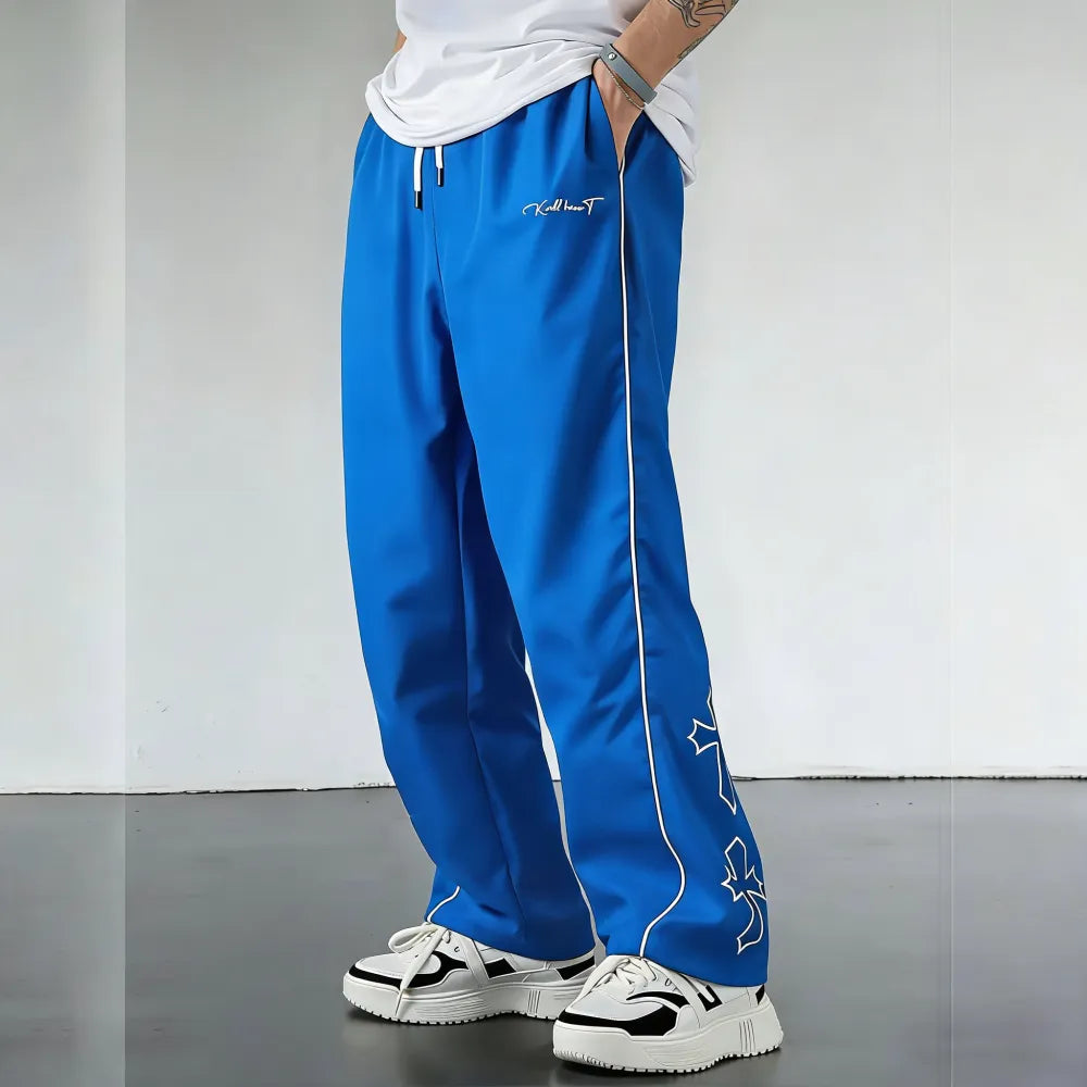 Men's Athletic Pants with White Side Stripes