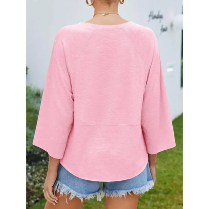 3/4 Batwing Sleeve Tops