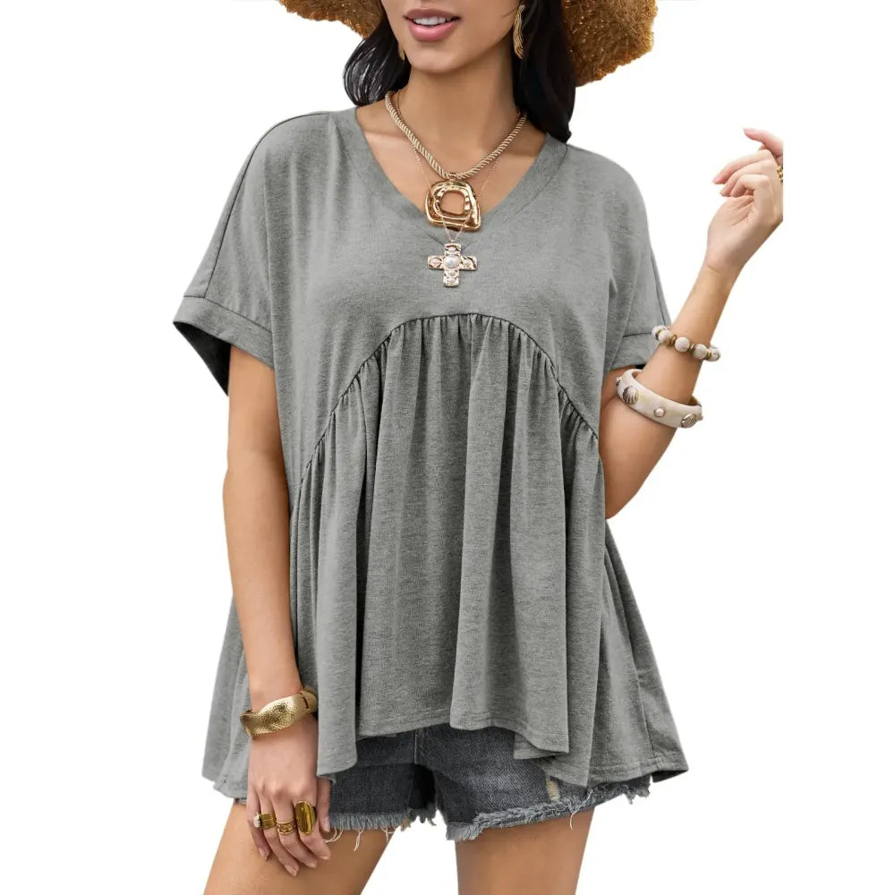 Women‘s Summer Peplum Tops