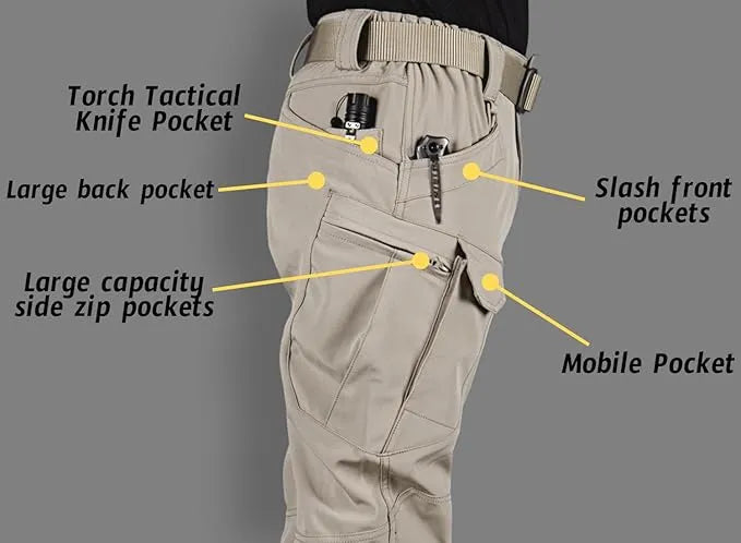 Men's Tactical Pants Work Pants Water Resistant Hiking Pants