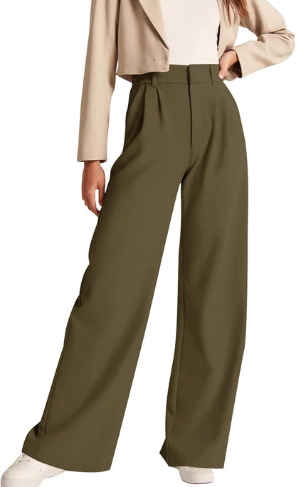 High-Waisted Work Pants for Women – Business Casual Office Trousers with Pockets (2026 Edition)