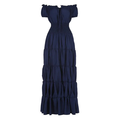 Women Medieval Irish Under Dress Retro Gown