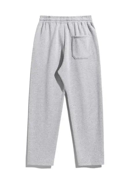 Men's Regular Fit Solid Drawstring Waist Sweatpants
