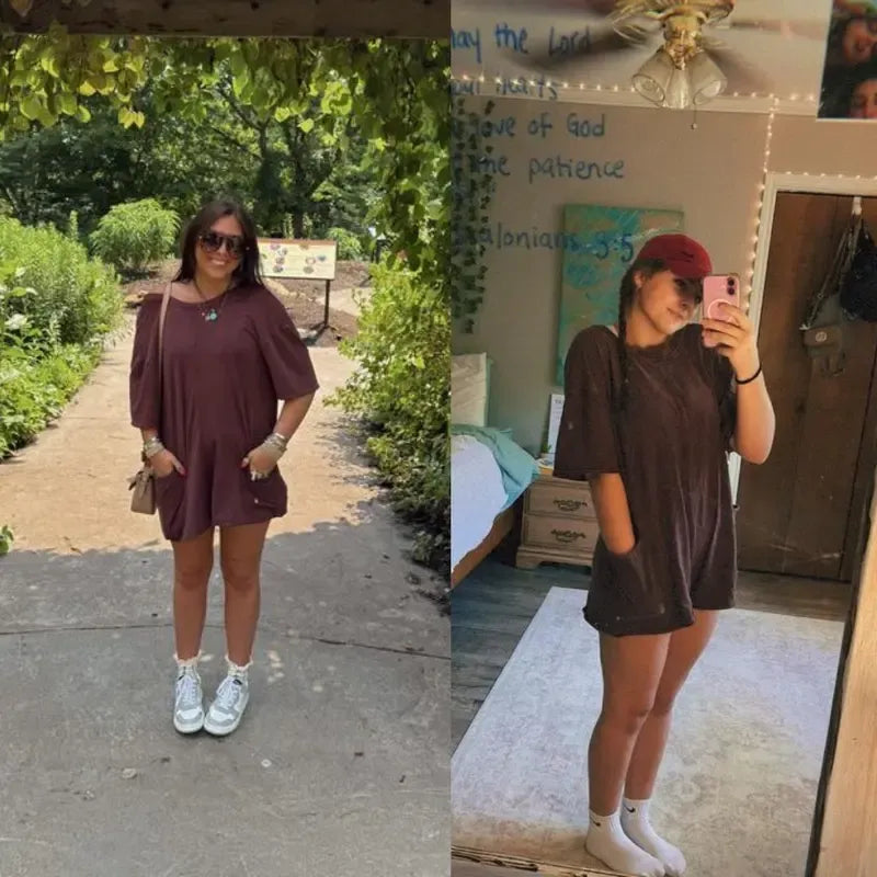 Women's Oversized Athletic Jumpsuit