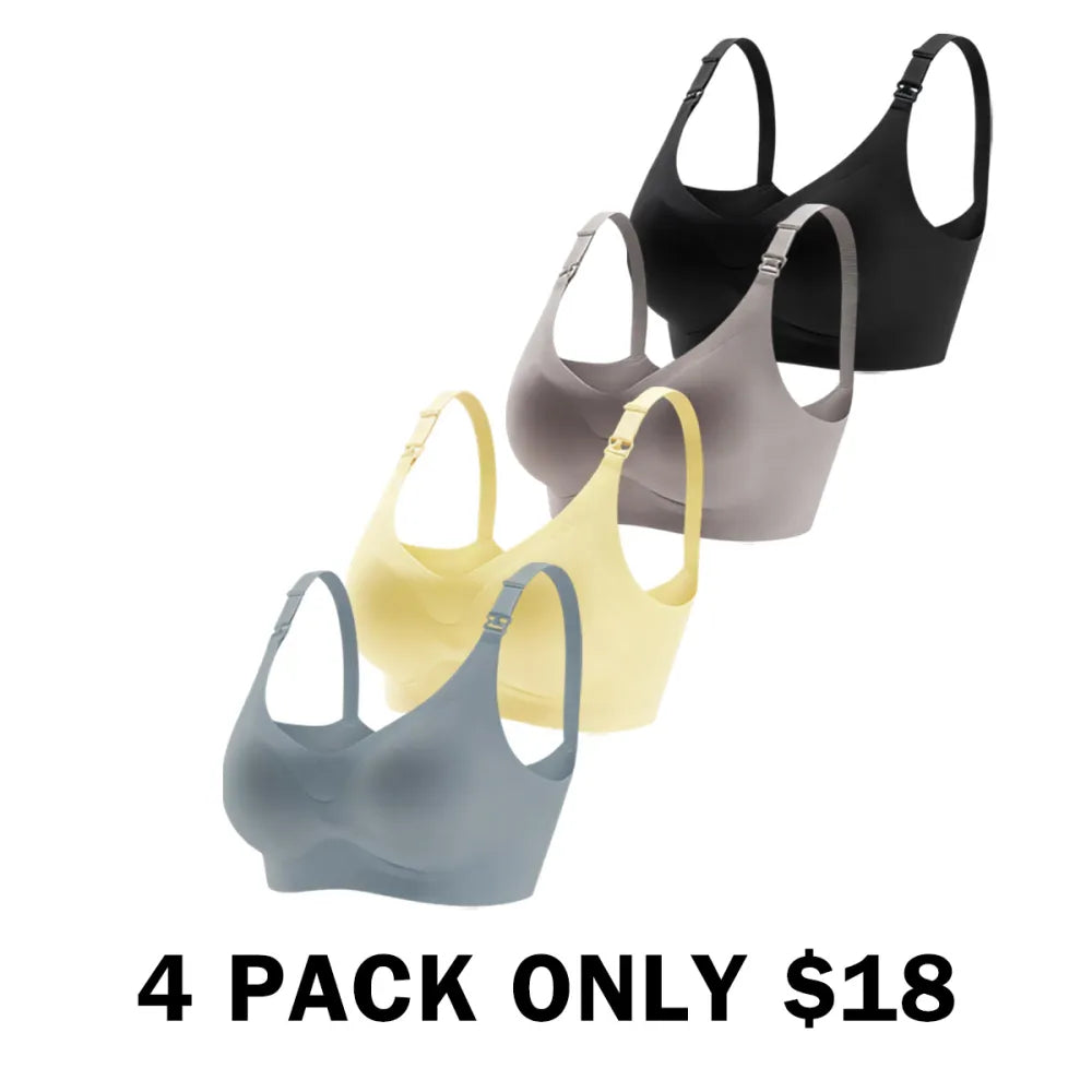 Maternity Solid Color Nursing Bra