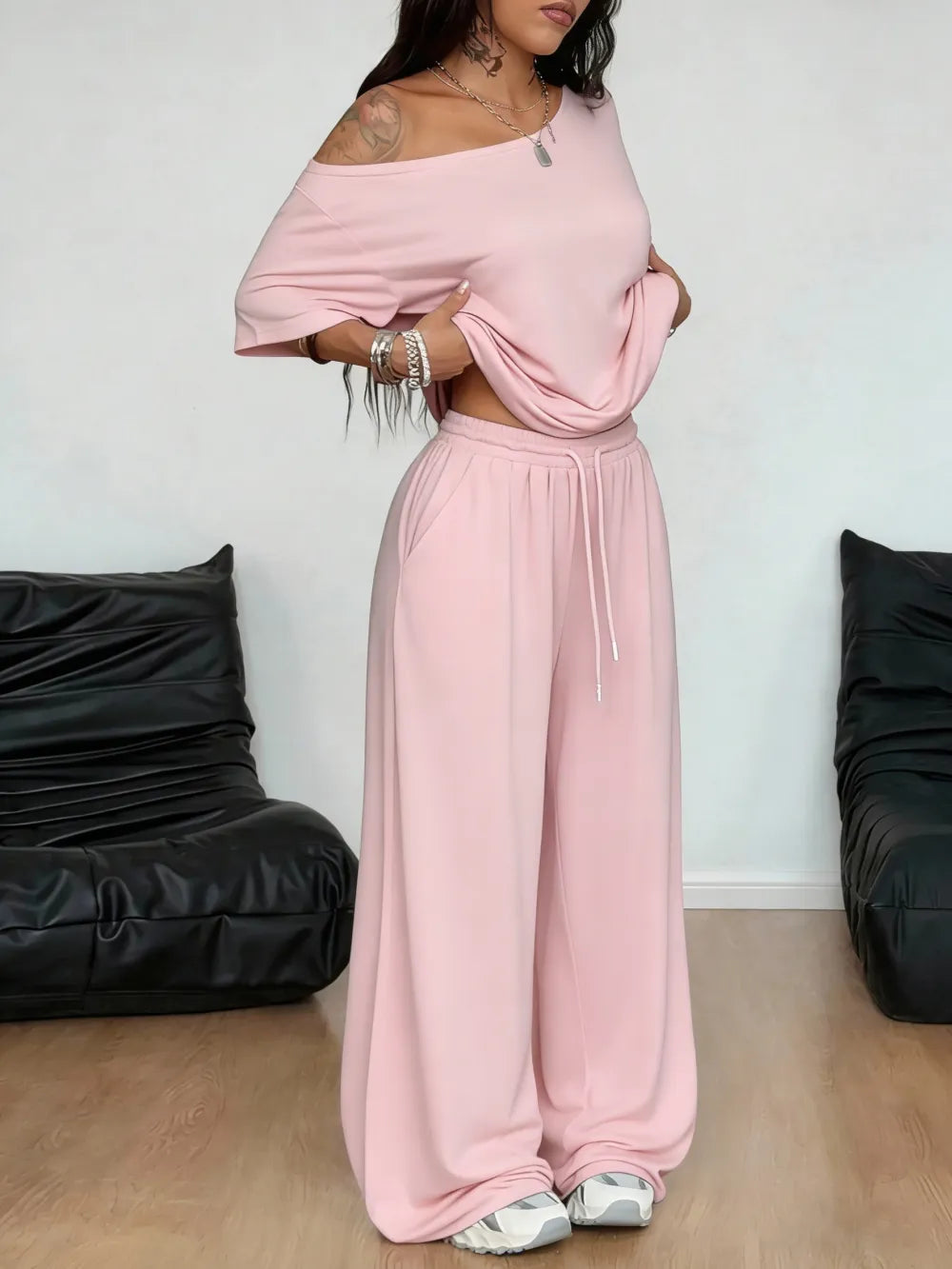 2pcs/Set Women's Minimalist Basic Daily Wear