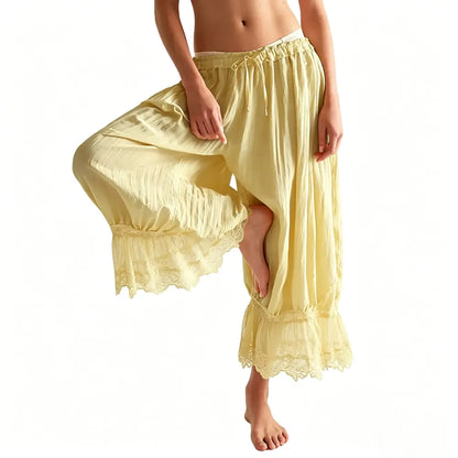 Lace Bloomer Pants