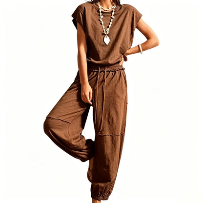 Women's Hollow Out Boho Jumpsuit